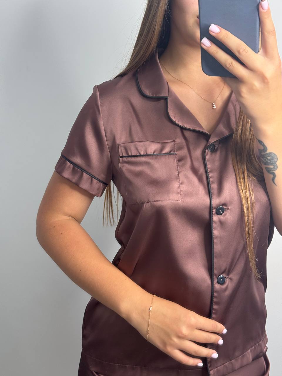 Шовк одиничка каштановий чк Шовк одиничка каштановий чк