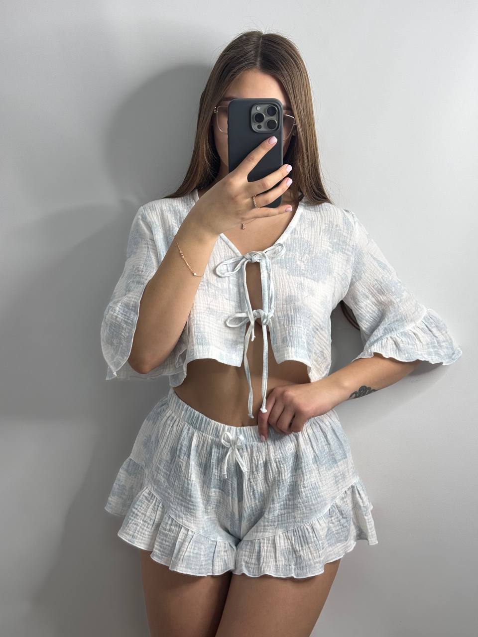 61c7a86b-6f1a-4fd6-832d-cb2f2354d210 Муслін 1-ка на завязках діор - Зображення 1