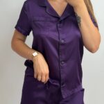 Шовк одиничка фіолетовий чк