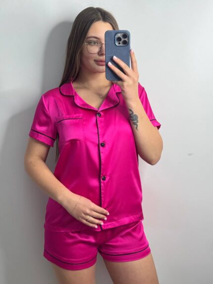 Шовк одиничка фуксія чк