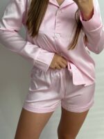 Шовк трійка довгий рукав зефір білий кант - Зображення 2