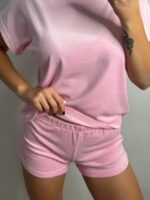 Комплект трійка з плюшевого велюру зефірний - Зображення 5