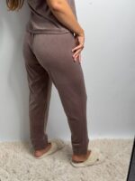 Комплект трійка з плюшевого велюру мокко - Зображення 7