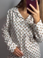 Домашній костюм у тканині фланель в принт печиво - Зображення 6