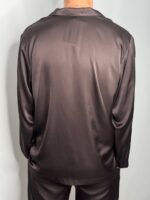 Чоловіча шовкова піжама брауні - Зображення 9