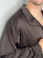 Чоловіча шовкова піжама брауні - Зображення 3