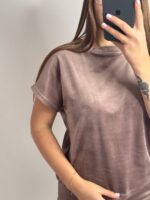 Плюшева піжама двійка | Футболка  | Шорти капучіно - Зображення 6