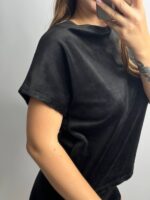 Плюшева піжама двійка | Футболка  | Шорти чорний - Зображення 7