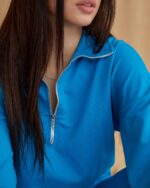 Спортивний костюм із замком темна бірюза - Зображення 2