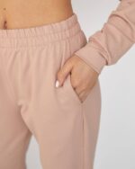 Спортивний костюм із замком темна пудра - Зображення 5