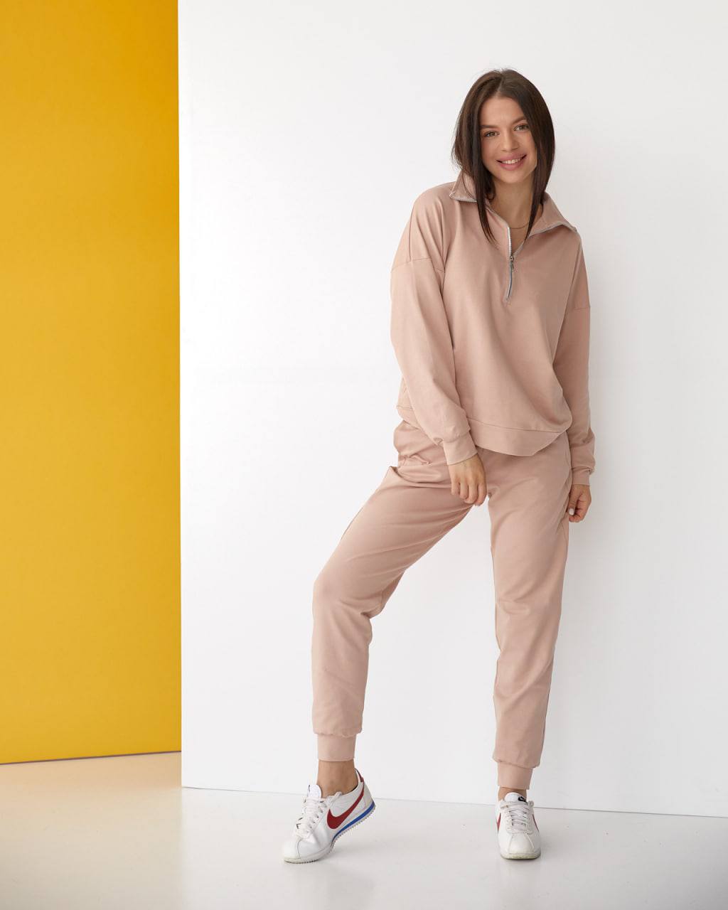 photo_2025-12-11_21-45-13 Спортивний костюм із замком темна пудра - Зображення 1