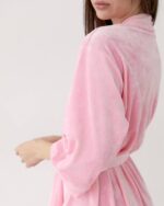 Довгий халат з поясом зефірний - Зображення 3