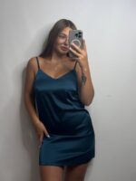 Оновлена сорочка на брительках смарагд - Зображення 7