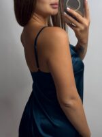 Оновлена сорочка на брительках смарагд - Зображення 2