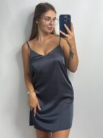 Оновлена сорочка на брительках графіт - Зображення 9