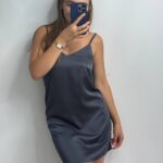 Оновлена сорочка на брительках графіт