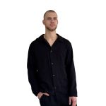 Муслінова чоловіча піжама чорний